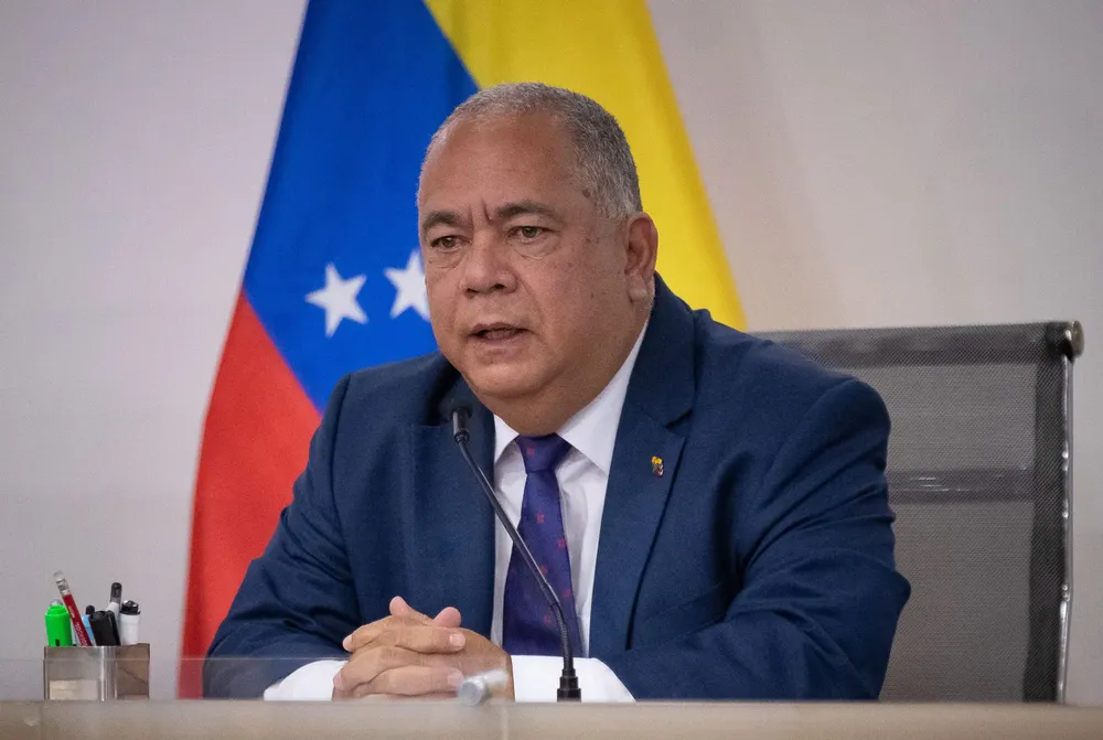 Elvis Amoroso, presidente dela CNE.