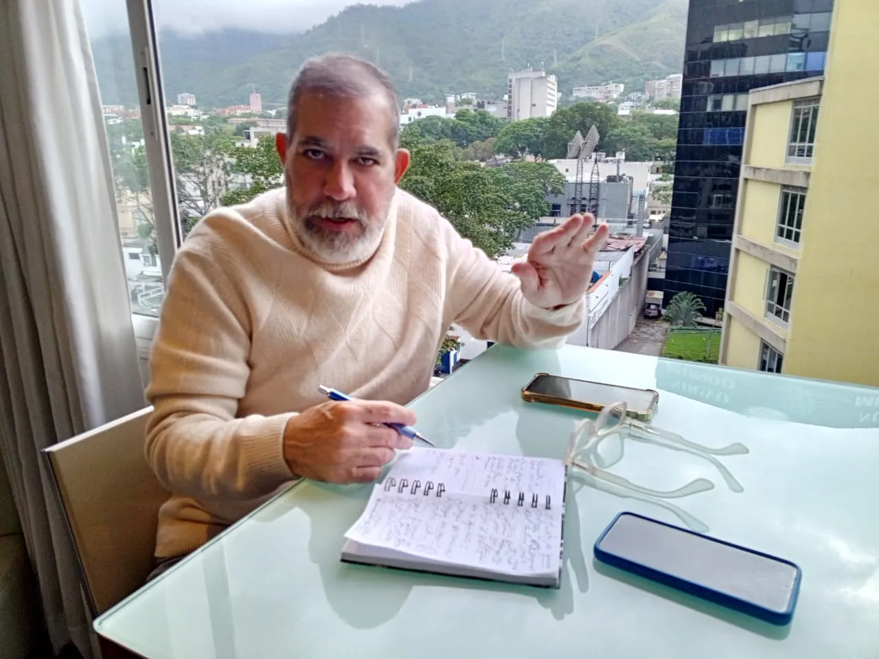 Johel Orta, analista político.