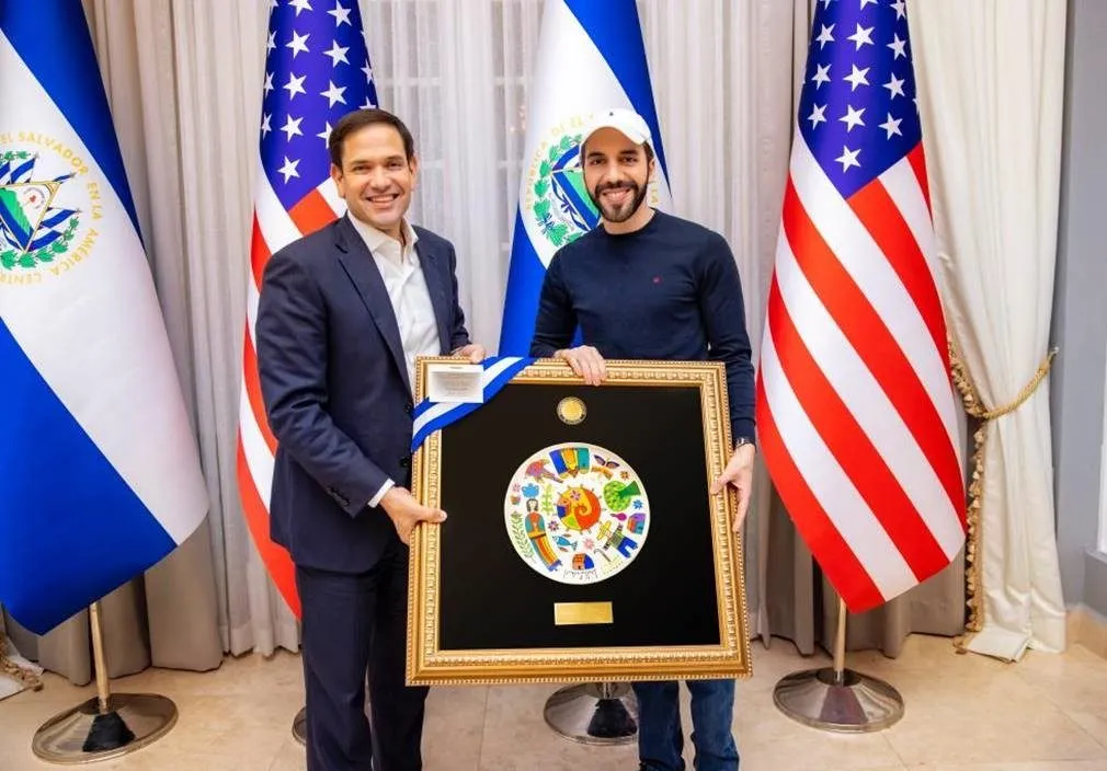 Marco Rubio y Nayib Bukele